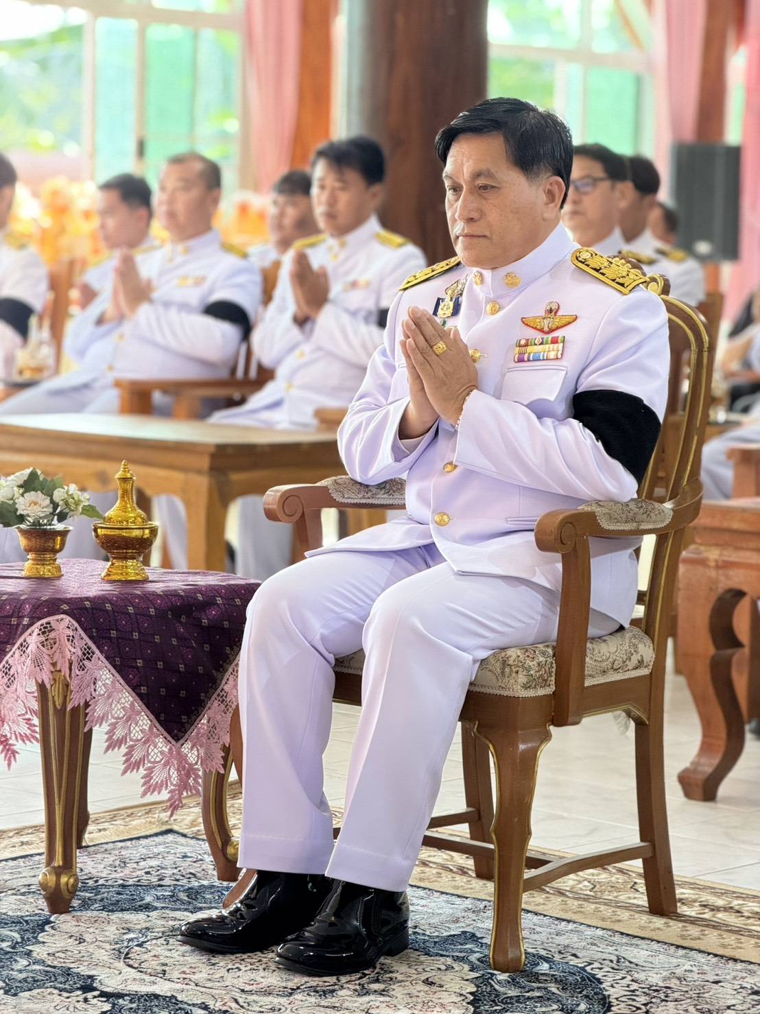 พช.ดอนพุด ร่วมในพิธีบำเพ็ญกุศลสัตตมวาร (7 วัน) เพื่ออุทิศถวายเป็นพระกุศลแด่สมเด็จพระเจ้าลูกเธอ เจ้าฟ้าพัชรกิติยาภา นเรนทิราเทพยวดี กรมหลวงราชสาริณีสิริพัชร มหาวัชรราชธิดา